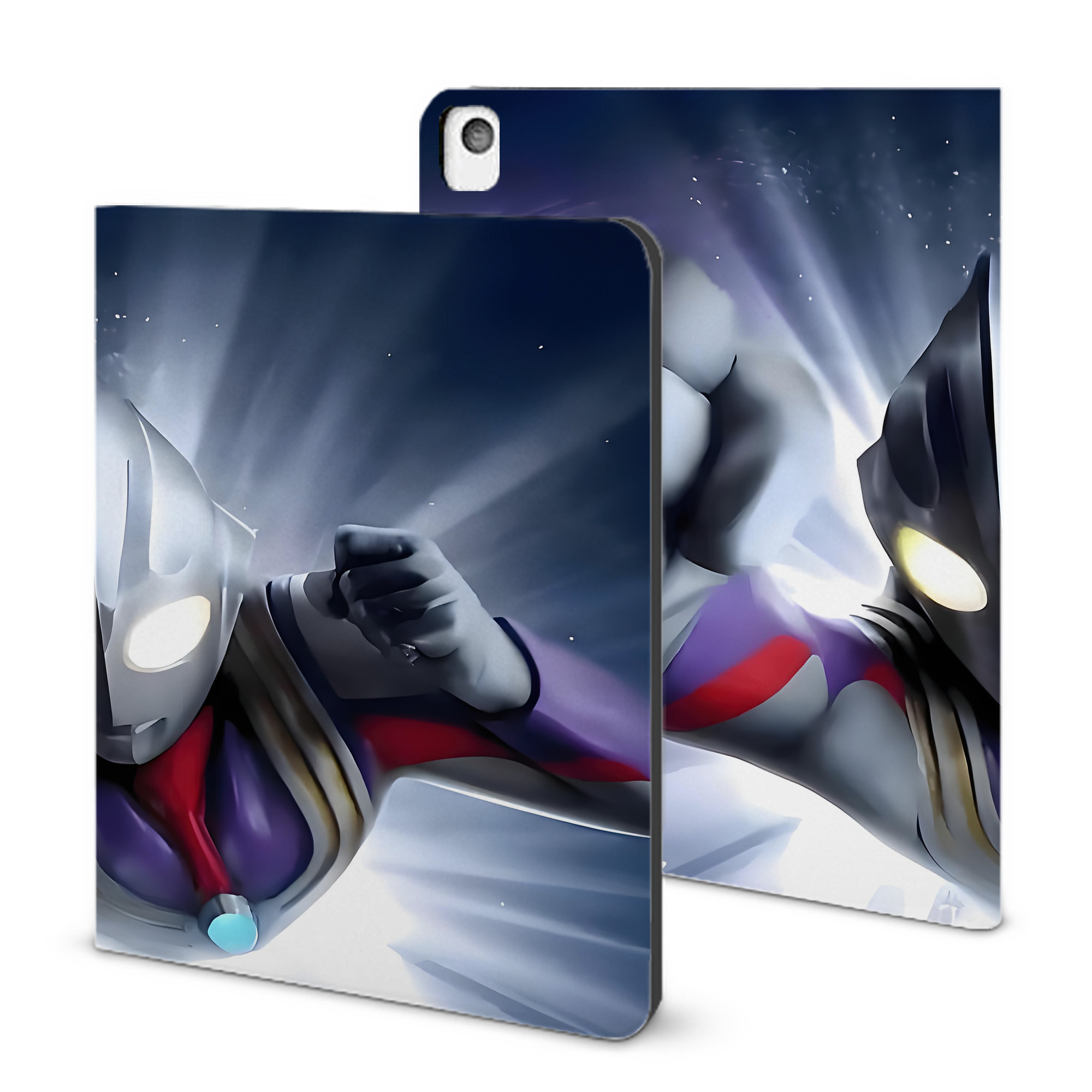 （画像用） ウルトラマン Ultraman IPadケース ペンホルダー付き ブックスタイルデザイン